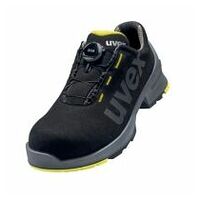 uvex 1 Chaussures basses S2 noir/jaune Largeur 11 Pointures 43