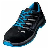 uvex 2 trend Chaussures basses S2 bleu/noir Largeur 10 Pointures 44
