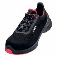 uvex 1 G2 Zapatos S1 6 negro/rojo Ancho 14 Talla 44