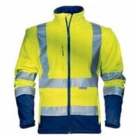 Jachetă moale Protection uvex flash galben / galben de avertizare / bleumarin S
