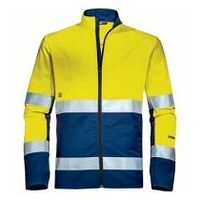 Arbeitsjacke uvex Construction gelb/blau/warngelb XS, gelb / blau / warngelb