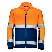 Jachetă fleece uvex constructii portocaliu / portocaliu de avertizare XS