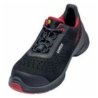 uvex 1 G2 Chaussures basses S1P noir/rouge Largeur 14 Pointures 46