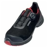 Pantofi uvex 1 G2 S3 6 lățime negru / roșu 10 dimensiune 35