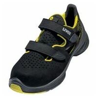 uvex 1 G2 Sandals S1 6 Black/Yellow Widths 14 Sizes 35