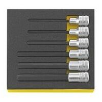 INHEX screwdriver socket set TCS 1054/2054 6pcs
