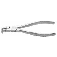 Circlip pliers For inside lockrings Tips bent 90° (form D)