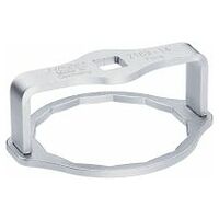 Oil filter wrench 104 mm Outside 14-point profile Square, hollow 12.5 mm (1/2 inch)