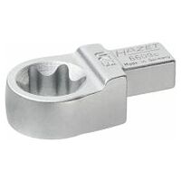 TORX® box-end insert wrench E20 Outside TORX® profile Insert square 9 x 12 mm