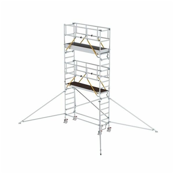 Turn rulant SG 0,75 x 2,45 m cu stabilizatori Înălțimea platformei 4,47 m