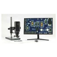 Emspira3 digital microscope With swivel arm stand and ring lamp