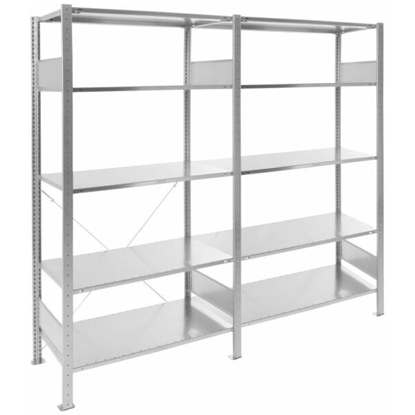Storage shelf, basic rack  Depth 400 mm