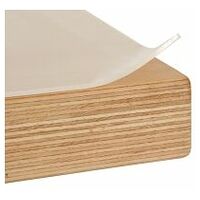 Overlay of plasticised PVC transparent, Depth 700 mm, Width: 2000mm