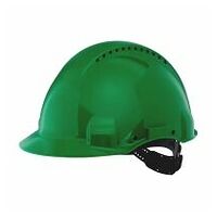 3M™ Hard Hat, Uvicator, Pinlock, Ventilated, Plastic Sweatband, Green, G3000CUV-GP, 20 ea/Case