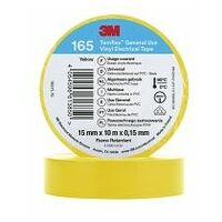 Cinta eléctrica de PVC 3M™ Temflex™ 165, Amarillo, 15 mm x 10 m
