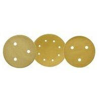3M™ Hookit™ Gold Schleifscheibe 255P, 150 mm, 15-fach gelocht, P240, 50449