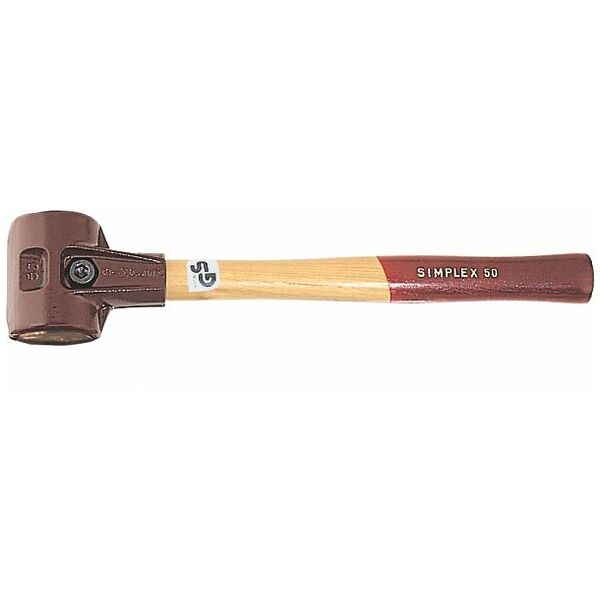 SIMPLEX soft-faced hammer without inserts, with handle  50A mm