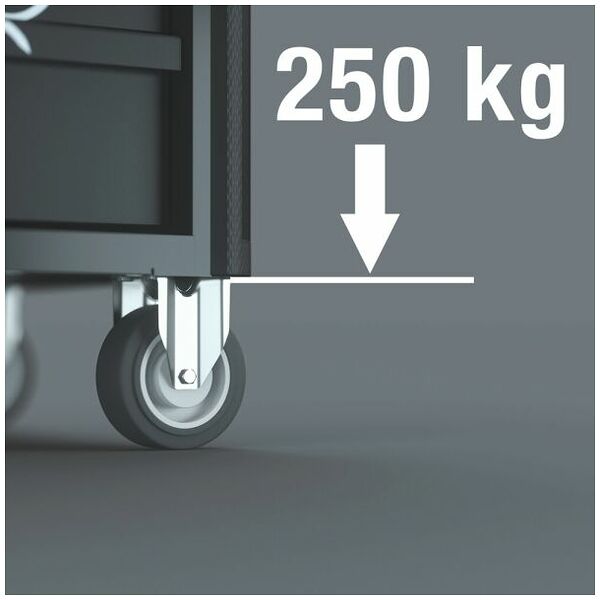 Tool Rebel Werkstattwagen mit Werkzeugsortiment 9700, 94-teilig, Typ: 1