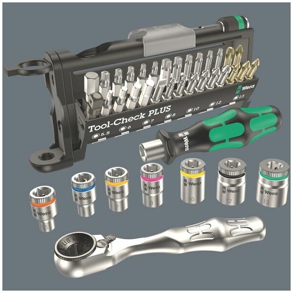 9750 Termoformato in spugna Kraftform Kompakt e Tool-Check PLUS Set 1, 57 pezzi