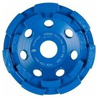 Diamond dished grinding wheel DCW 2R PSF 115x6x22.23 mm for levelling concrete and screed