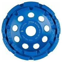 Diamond dished grinding wheel DCW 2R PSF 125x6x22.23 mm for levelling concrete and screed