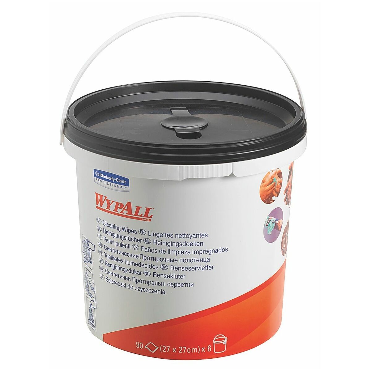WypAll® cleaning wipes Dispenser bucket, Type: W | Hoffmann Group