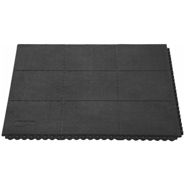 Workplace mat 91×91 cm, 100 % nitrile rubber, oil resistant black