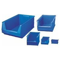 PE open storage bin set  blue