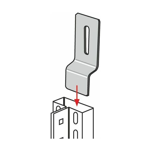 Wall attachment for WS2000 wide-span racking