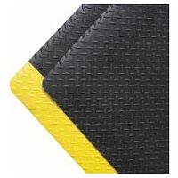 Workplace mat Top Width 91 cm black / yellow
