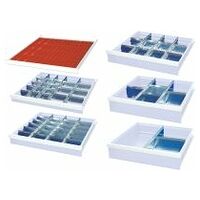 Indelingsmateriaal-assortiment, 148-delig, voor kast nr. 943211 maat 900/7S  900/6S