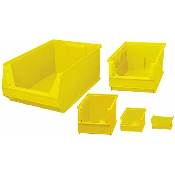 Set di vaschette a bocca di lupo in PE  giallo