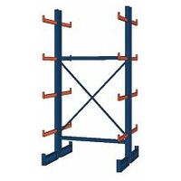 Cantilever arm rack, double-sided  Depth 2×400 mm