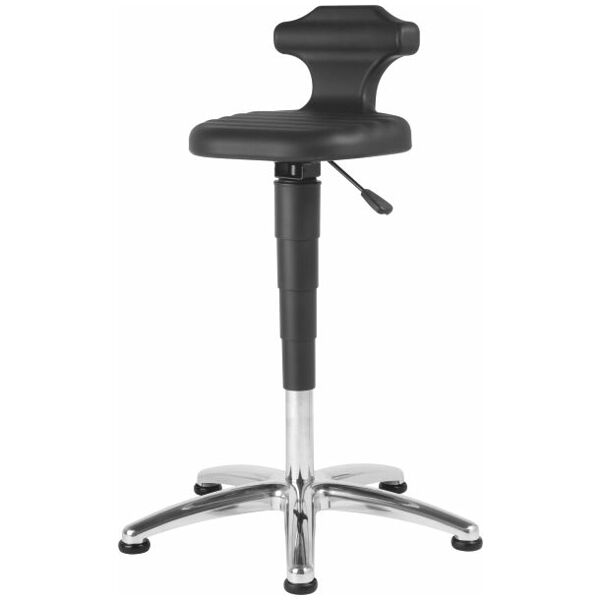 Sitting-standing stool, PU foam with glides