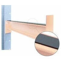 PVC overlay for cantilever arm