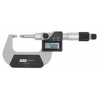 Micrómetro de exteriores digital para la medición de ranuras 0-25 mm