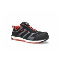 Zapatos de seguridad con cierre por adherencia jo_RAPID BOA® black-red Easy ESD S1P, Talla 46