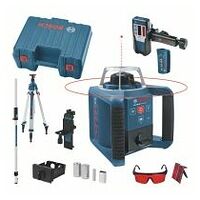 Rotationslaser GRL 300 HV, mit RC 1, WM 4, LR 1, BT 300 HD und GR 240