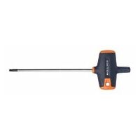 Screwdriver for Torx®, with 2-component Haptoprene T-handle  TX10