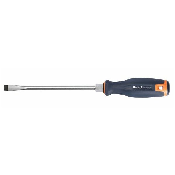 Screwdriver for slot-head, with 2-component Haptoprene handle  4 mm