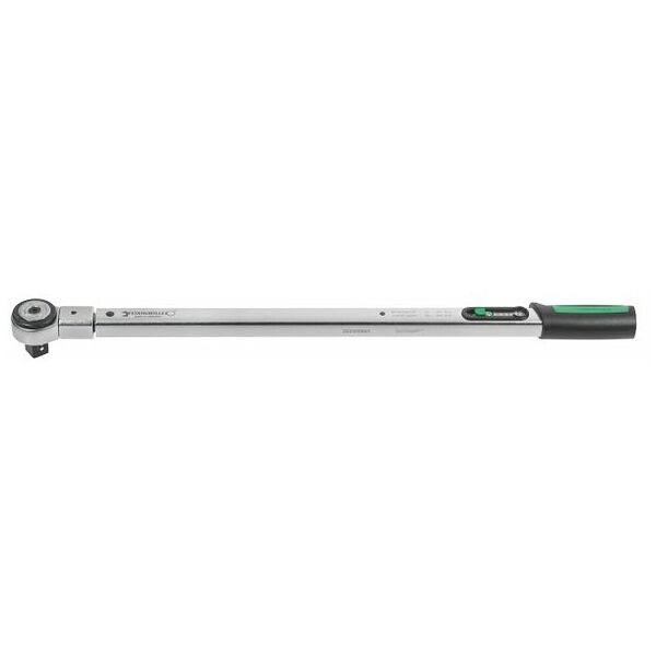 Torque wrench with plug-in reversible ratchet 400 N·m