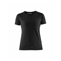 Damen T-Shirt Schwarz L