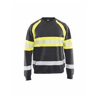 Svetr High Vis středně šedý/High Vis žlutý 4XL