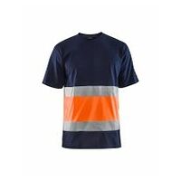 High Vis T-Shirt Marineblau/Orange S