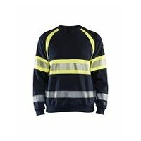 Multinorm sweatshirt Navy blue/Hi-vis yellow L