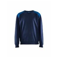 Sweatshirt bleu marine/bleu ciel XXL