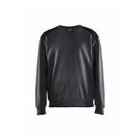 Sweatshirt midden grijs/zwart XL