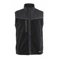 Windproof Fleece vest Black 4XL