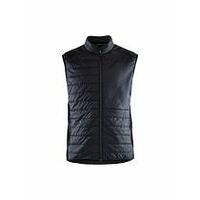 Vest warm-lined Black/Dark grey XL
