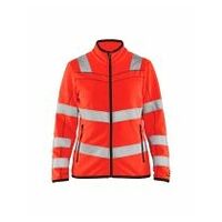 Women's microfleece jacket Hi-Vis Red hi-vis M